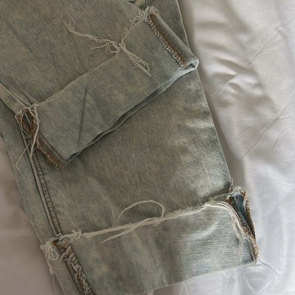 Distressed Light Blue Jeans - Picture 3 of 12